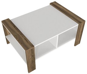 Stolik konferencyjny Erica White Walnut