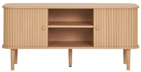 Szafka pod TV w dekorze sosny w naturalnym kolorze 113x51,5x40 cm Nikko – House Nordic