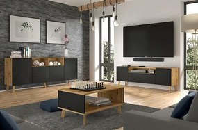 Skandynawski zestaw mebli do salonu - Opix