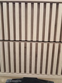 PROMOCJA Stolík nocny ENTSIAN 40x40 cm, dąb artisan II jakość