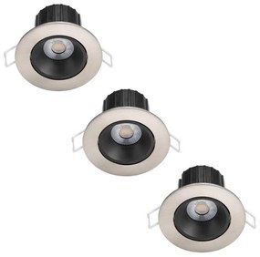 Philips - Zestaw 3x LED ściemnialne oświetlenie łazienkowe ABROSA LED/9W/230V IP