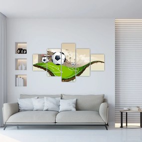 Obraz - Boisko do piłki nożnej (125x70 cm)