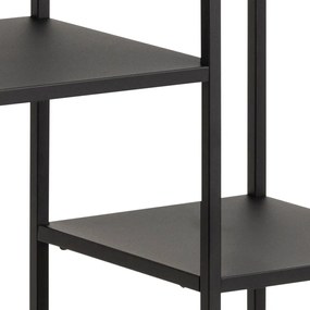 Czarny metalowy regał 80x86 cm Newcastle – Actona