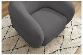 Ciemnoszary fotel Celine – Bobochic Paris