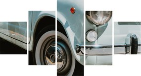Obraz - Fiat retro samochód (125x70 cm)