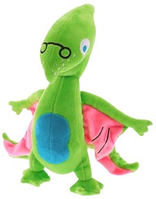 Zielony pluszowy dinozaur SPINO ze skrzydłami i okularami
