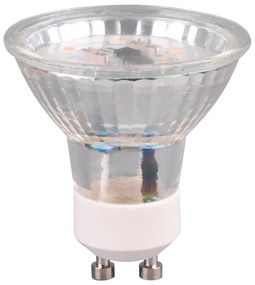 Żarówka LED z ciepłym światłem z gwintem GU10, 3 W Reflektor – Trio