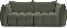 Zielona sofa z materiału bouclé 234 cm Azra – Bobochic Paris