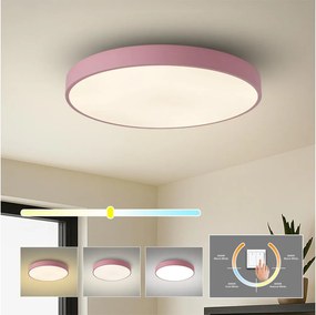 Brilagi - Lampa sufitowa LED POOL/60W/230V 3000/4000/6000K 60 cm różowa