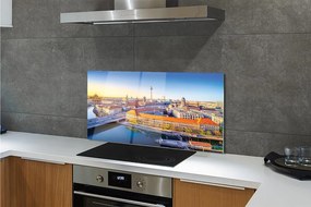 Panel Szklany Berlińskie Mosty nad Rzeką