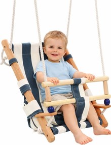 Niebiesko-biała huśtawka dla dziecka F4-F69