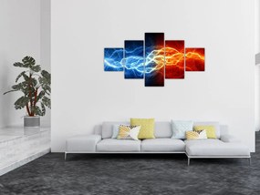 Obraz napięcia elektrycznego (125x70 cm)
