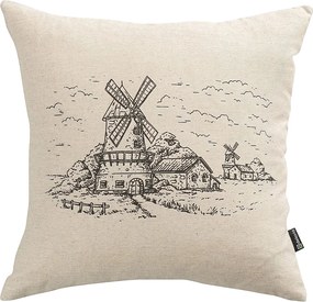 Poszewka na poduszkę Countryside Windmill 45x45 cm