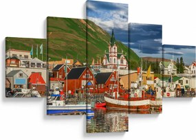 Obraz - Húsavík (125x70 cm)
