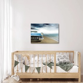 Obraz - Kabriolet w stylu vintage (70x50 cm)