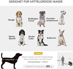 PawHut przyczepka dla psów, składany przyczepka rowerowa, przyczepka dla psów, Żółty