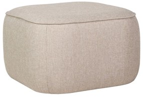 Jasnobrązowy puf Cube – Hübsch