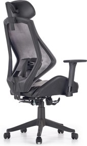 Ergonomiczny fotel obrotowy Hasel, zgodny z normą BHP