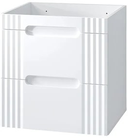 Biała szafka pod umywalkę nablatową 60 cm A3-D44