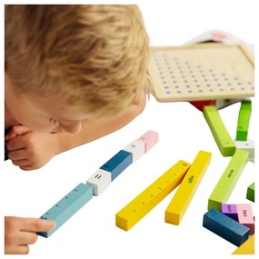 Tooky toy drewniana tablica matematyczna nauka liczenia liczydło