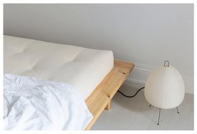 Biały miękki materac futon 90x200 cm Triple latex – Karup Design