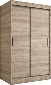 Szafa przesuwna 120 cm dąb sonoma P2-K76