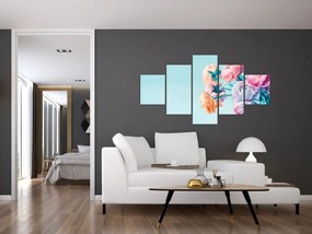 Obraz - Kwiaty w wazonie (125x70 cm)