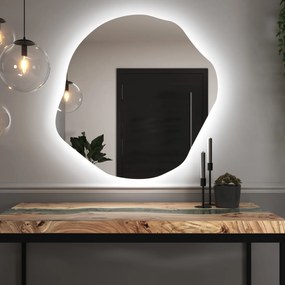 Organiczne lustro LED z oświetleniem A35 45x46
