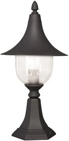 Czarna niska lampa ogrodowa klasyczna - S315 P5-P61
