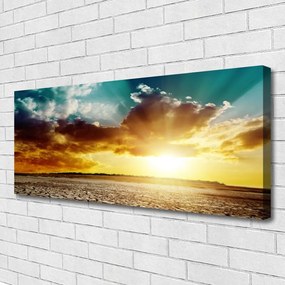 Obraz na płótnie Żar Słońca nad Pustynią