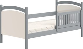 Łóżko dziecięce Amely 80x180 z tablicą suchościeralną - szary