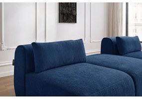 Ciemnoniebieska sofa 283 cm Jeanne – Bobochic Paris