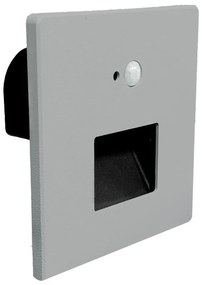 Brilagi -LED Oprawa schodowa z czujnikiem JACK LED/3W/230V 3000/4000/6500K szara