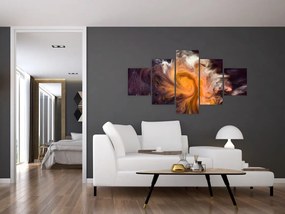 Abstrakcyjny obraz - kosmos (125x70 cm)