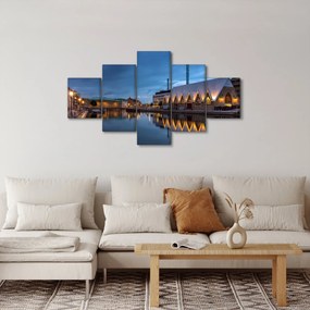 Obraz kanału wodnego - Göteborg (125x70 cm)