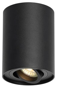 Inteligentny reflektor sufitowy czarny regulowany z WiFi GU10 - Rondoo up