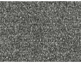 Ciemnoszare tapicerowane łóżko dwuosobowe ze schowkiem i stelażem 160x200 cm Elizabeth – Micadoni