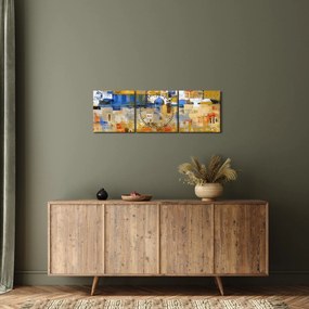 Obraz - Ściana płaczu, Jerozolima, Izrael (z zegarem) (90x30 cm)