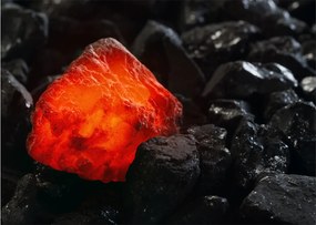 Obraz - świecący minerał (70x50 cm)