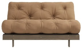 Jasnobrązowa rozkładana sofa 140 cm Roots – Karup Design