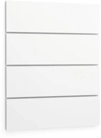 PLAN Panel ścienny LAYERS, 1200 x 54 x 1486 mm, biały