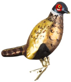 Szklana ozdoba świąteczna wykonana ręcznie 18,5 cm Bird – Sass &amp; Belle