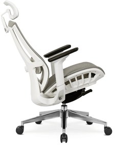 Fotel Biurowy Ergonomiczny Obrotowy SKY Beżowy Nowoczesny