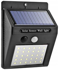 Lampa solarna led czujnik ruchu zmierzchu ścienna