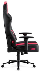 Materiałowy fotel gamingowy Diablo X-Player 2.0 King Size, karmazynowo-antracytowy