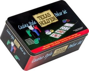 Zestaw pokerowy 200 szt. w puszce