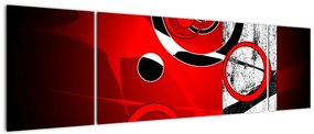 Obraz abstrakcji (170x50 cm)