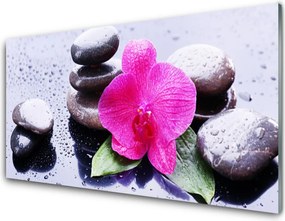 Panel Szklany Malarska Interpretacja Orchidei