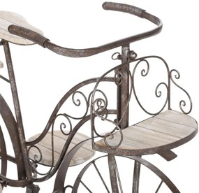 Metalowy kwietnik ROWER, 59 cm