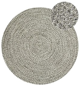 Szarobeżowy okrągły dywan odpowiedni na zewnątrz ø 150 cm – NORTHRUGS